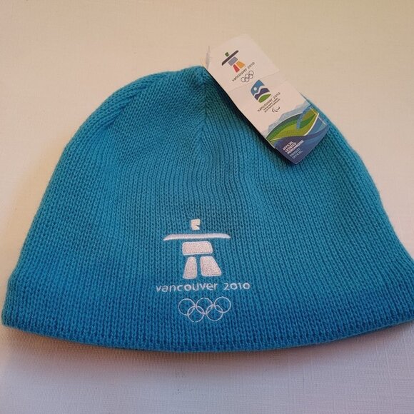 Vancouver 2010 Olympics Knit Beanie with Insulating Fleece BNWT - Picture 1 of 7
